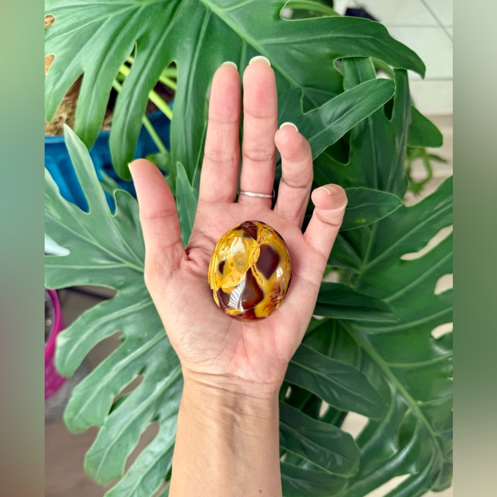 Carnelian Palmstone - Picture 4 of 4